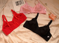 Imported Basic Cotton Chikan Bra